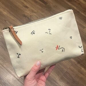 Madewell Coated Canvas Zipper Pouch